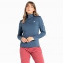 DARE2B Womens Quarter Zip Mid Layer Top Lowline II Warm Fitted Activewear